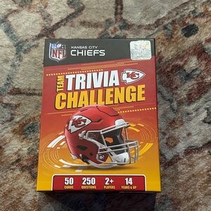 NFL Kansas City Chiefs Trivia Challenge Game - Red and Yellow